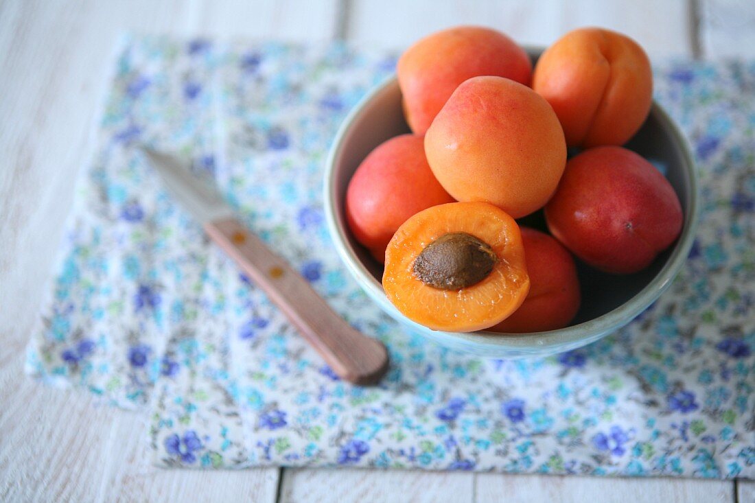 Frische Aprikosen