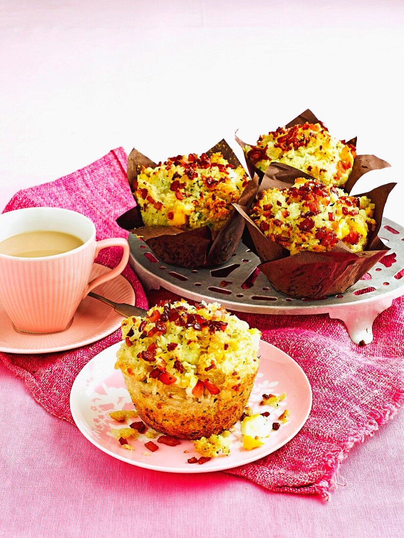 Hearty bacon and egg muffins