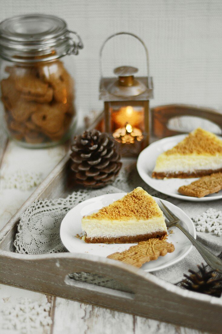 Gingerbread cheesecake for Christmas