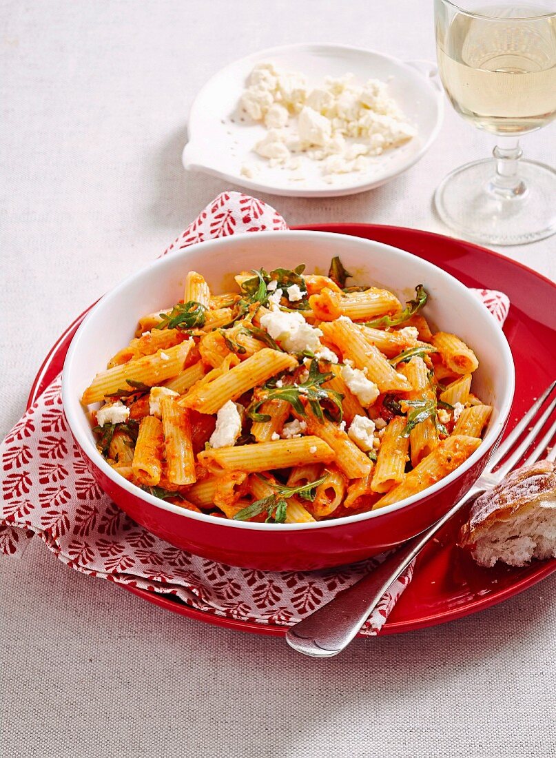 Gluten-free roast capsicum penne