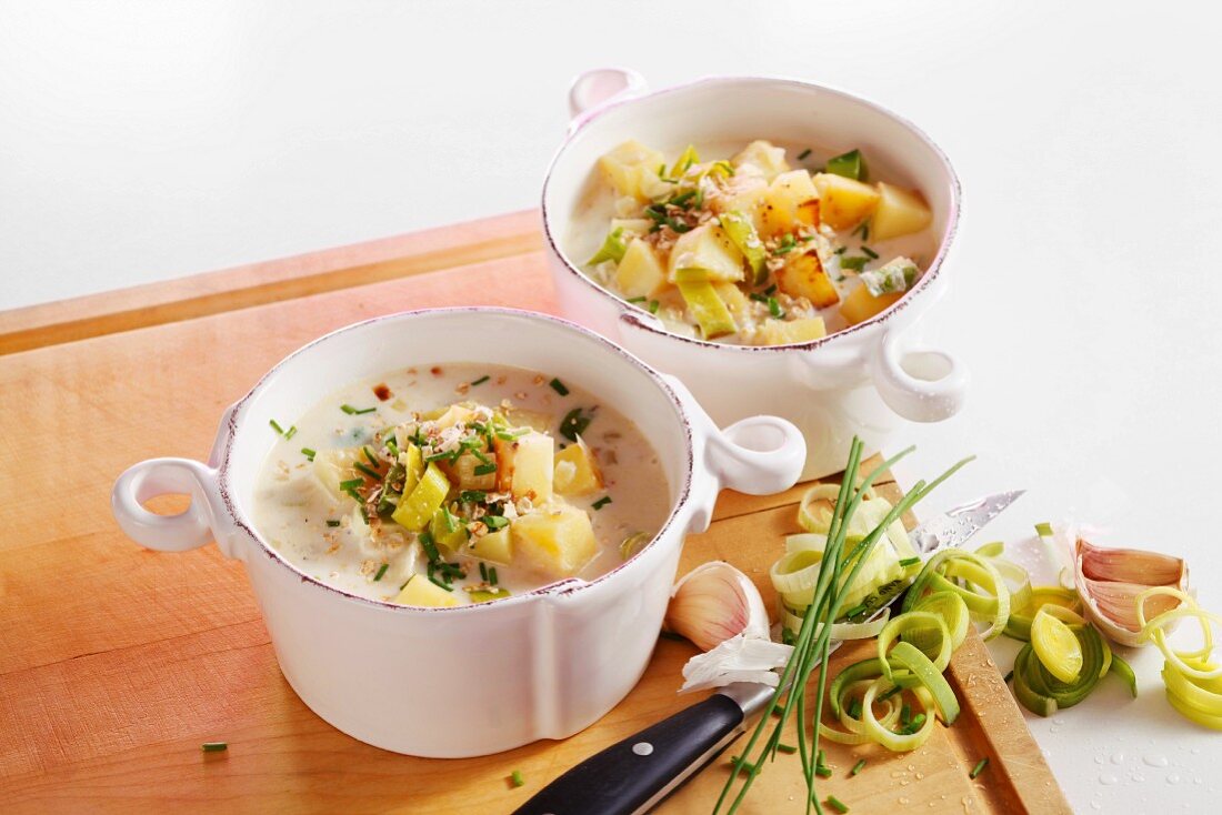 Irische Lauch-Kartoffel-Suppe