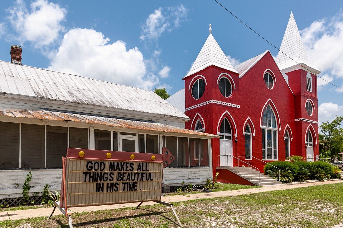 Methodist church, Florida Panhandle, USA
