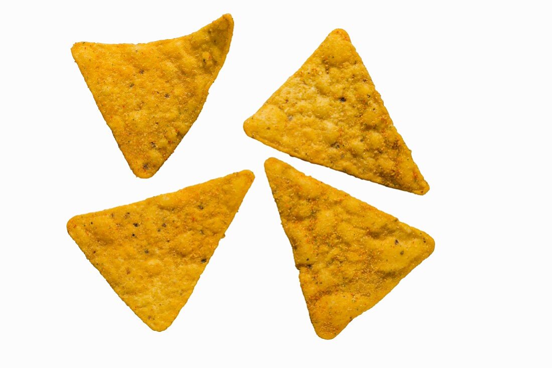 Four ranch tortilla chips with a smoky flavour