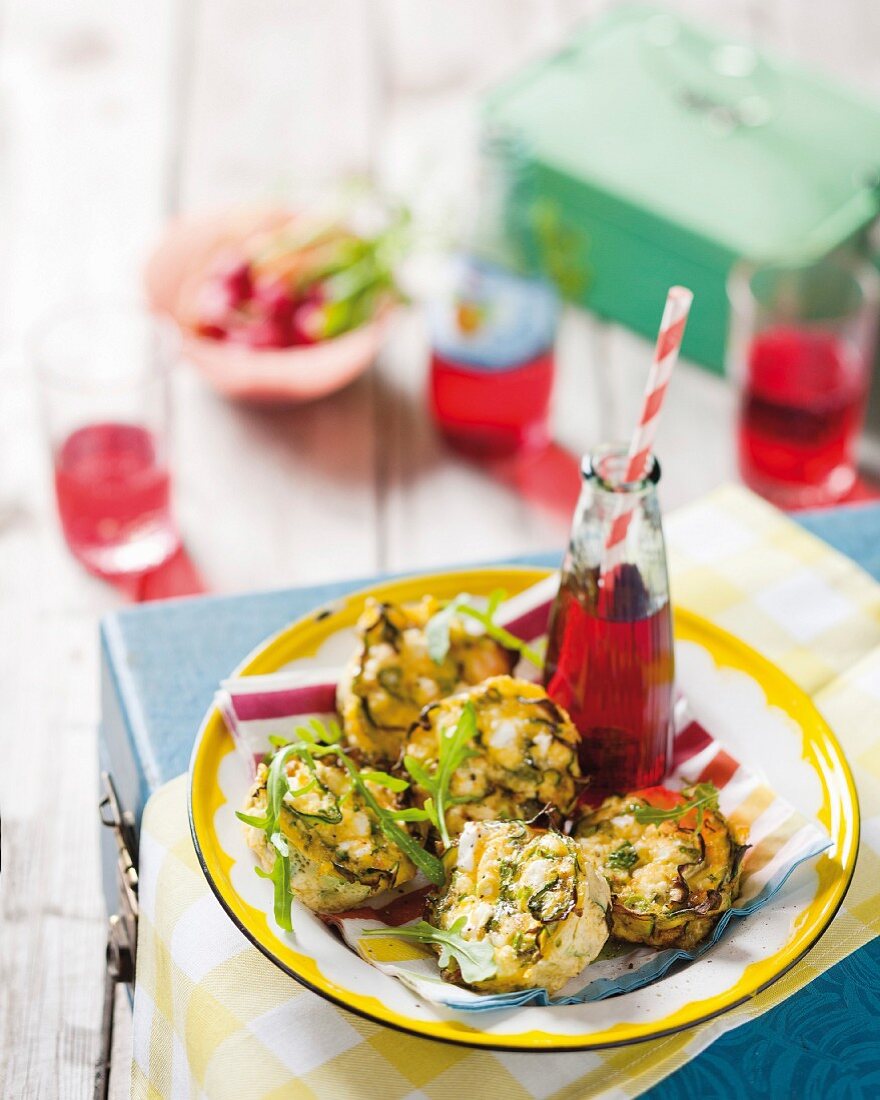 Zucchini-Feta Muffins