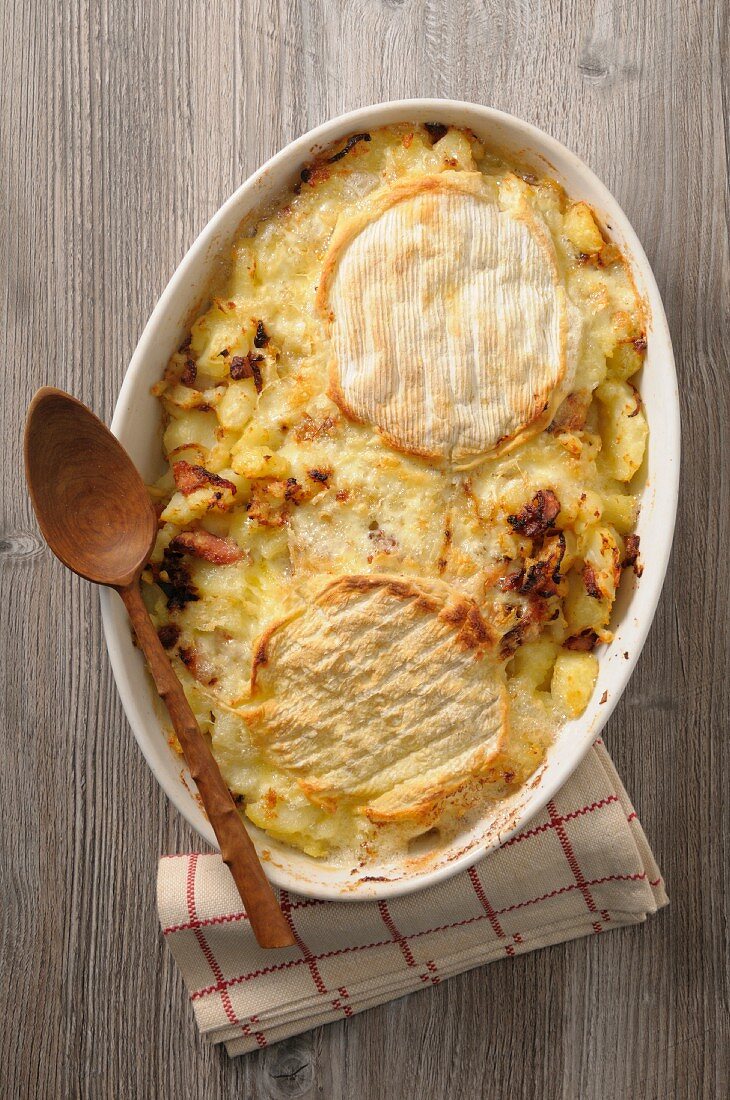 Tartiflette (potato bake with Reblochon cheese, France)