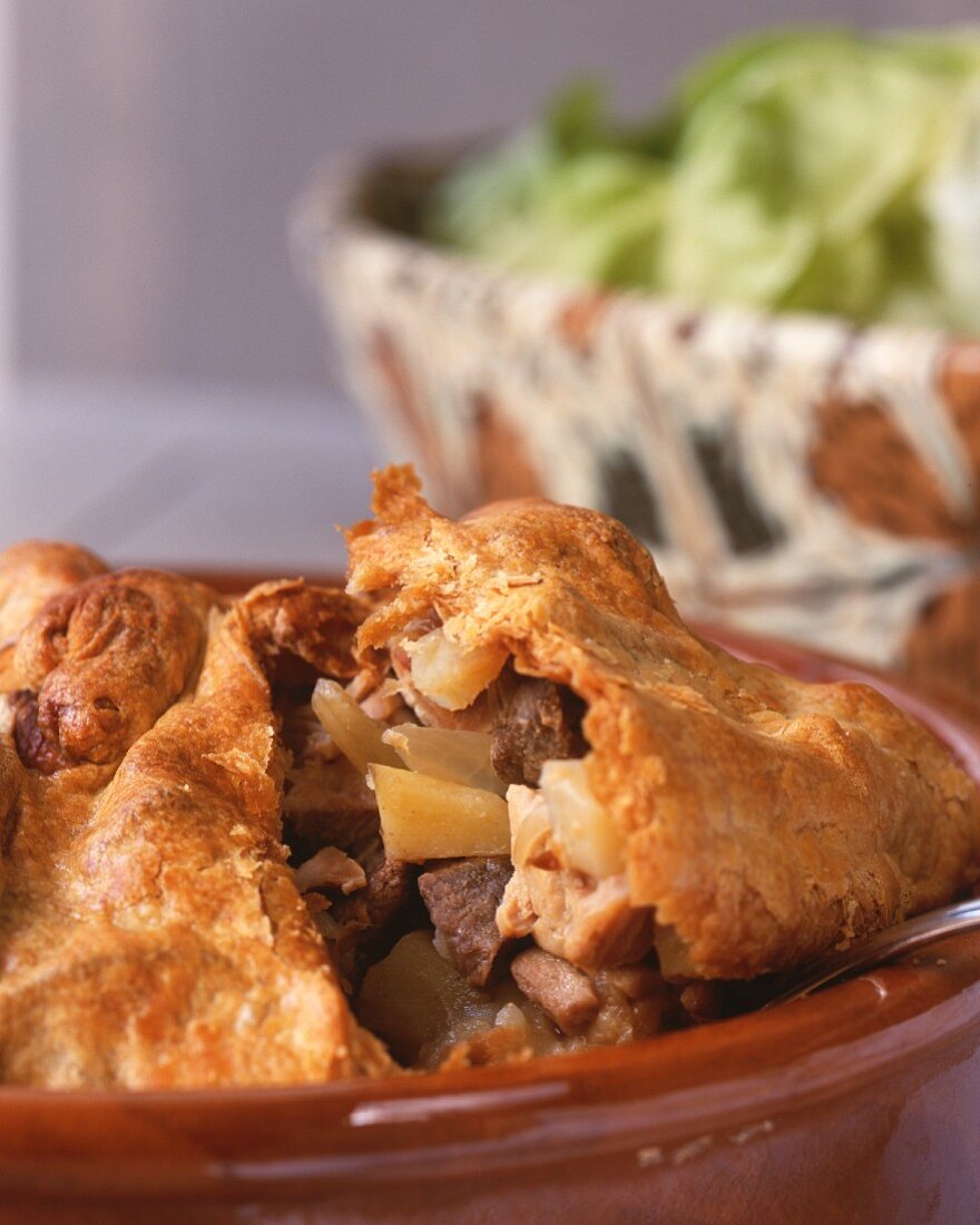 French beef pie