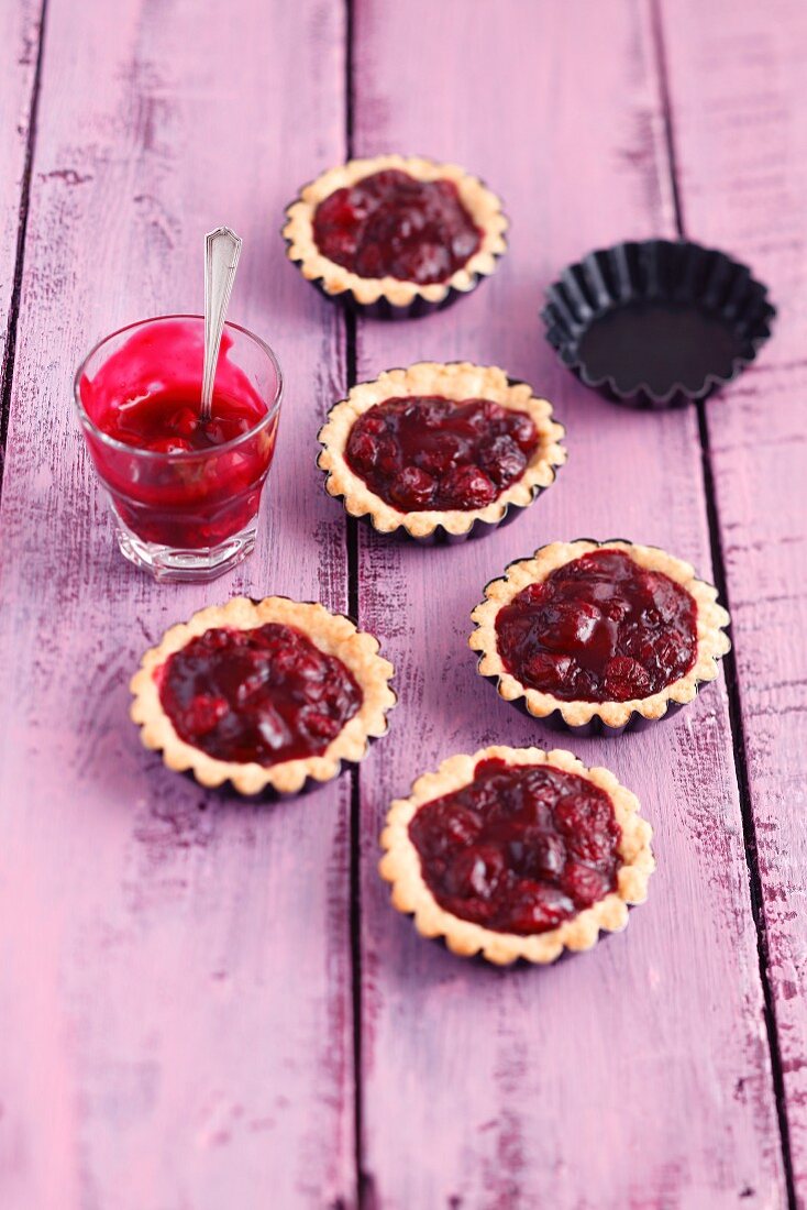 Cherry tartlets