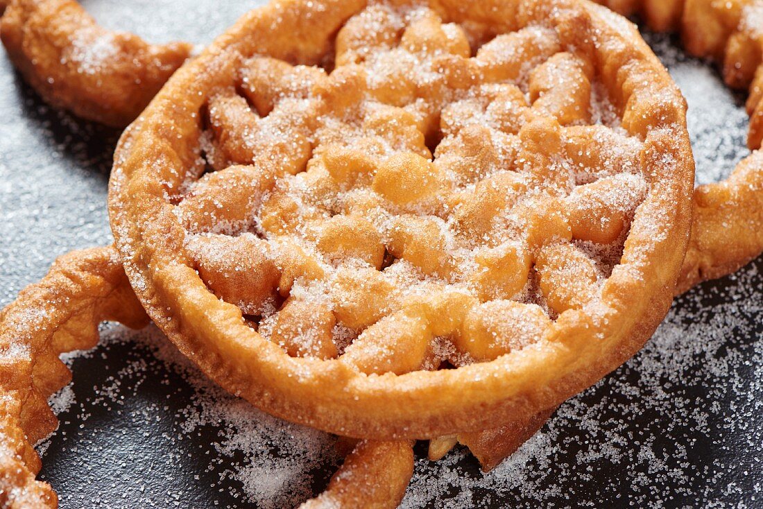 Bunuelos (Schmalzgebäck aus Spanien) mit Zucker