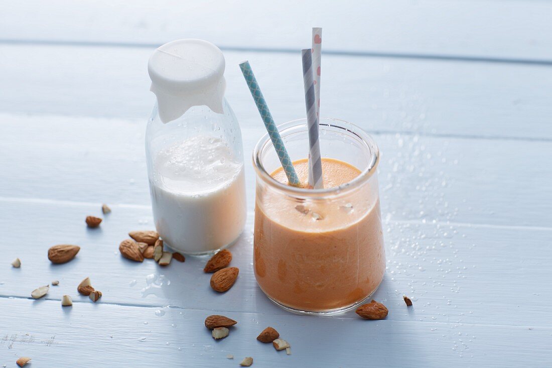 A sweet potato and almond smoothie