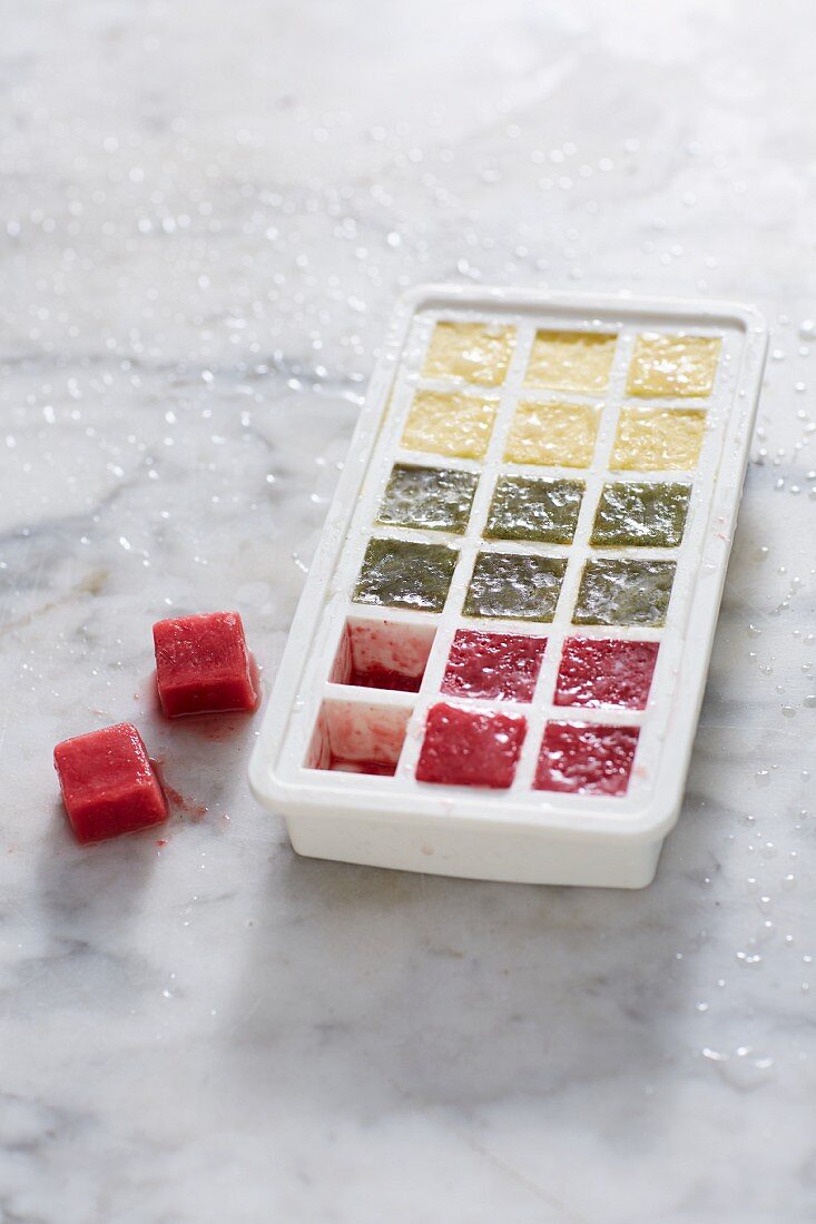 Smoothie ice cubes