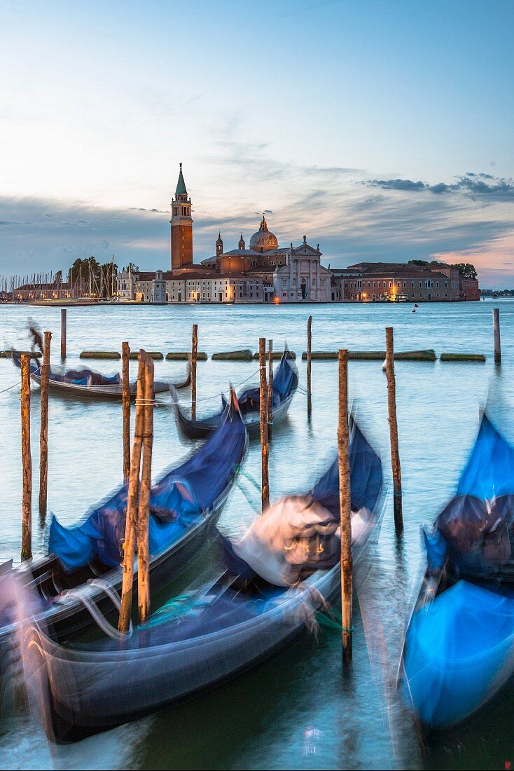 A view of the island of San Giorgio Maggiore, Venice, Italy
