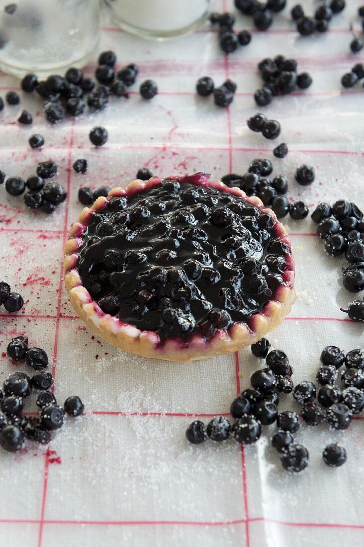 Bilberry tartlets