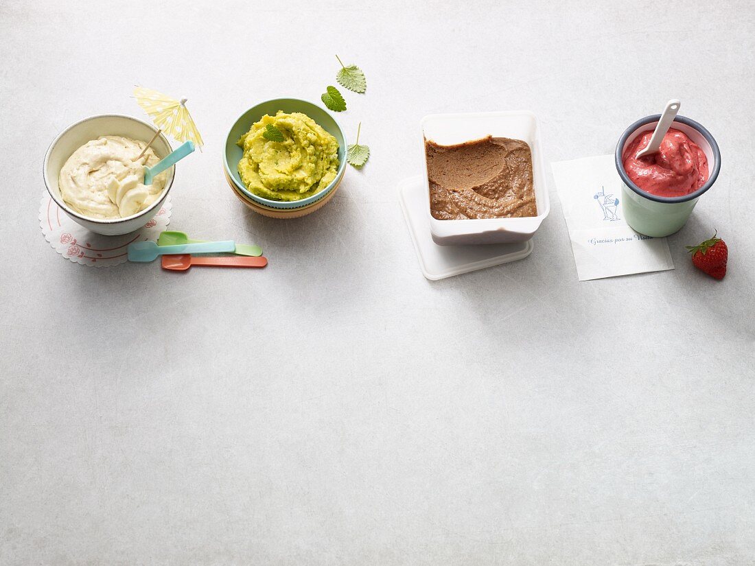 Four quick ice cream creations for the Paleo diet