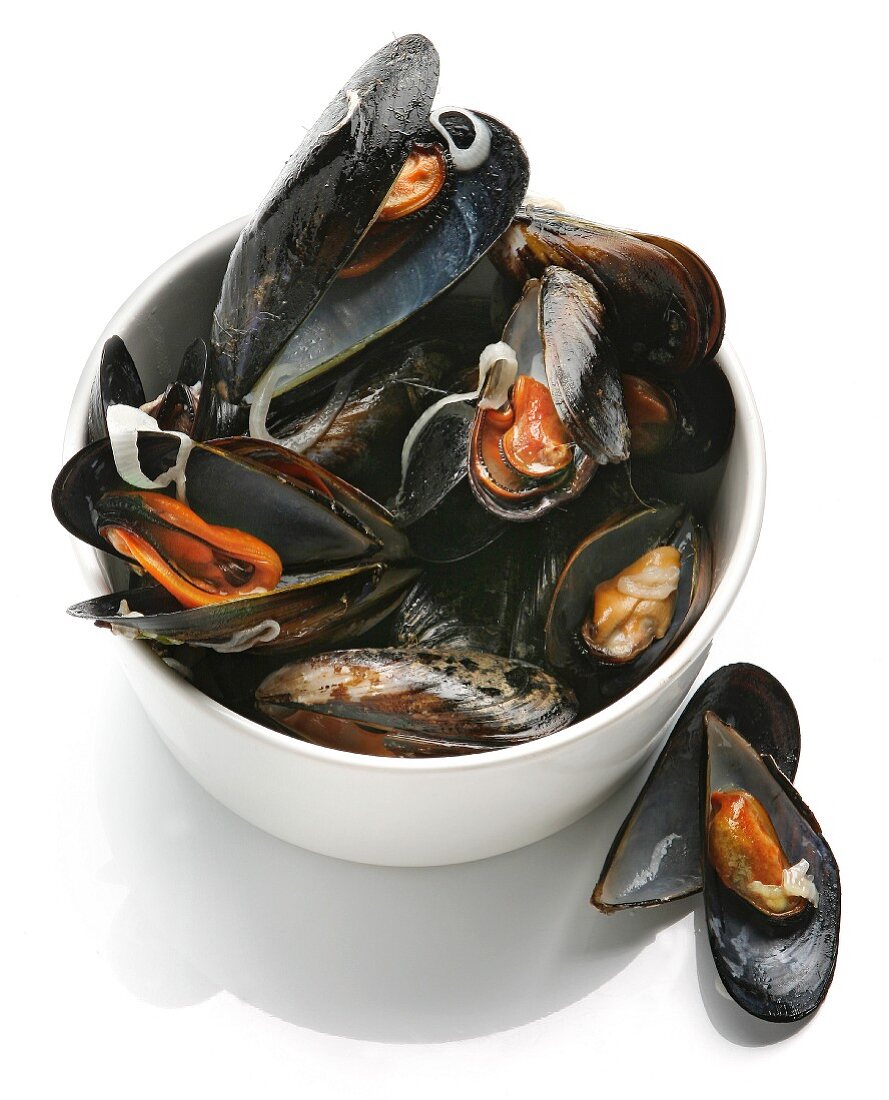 Belgian style mussels