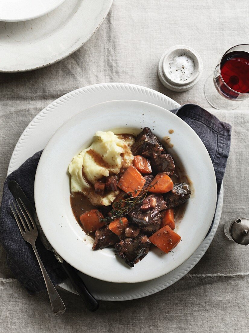 Daube de Boeuf with mashed potatoes