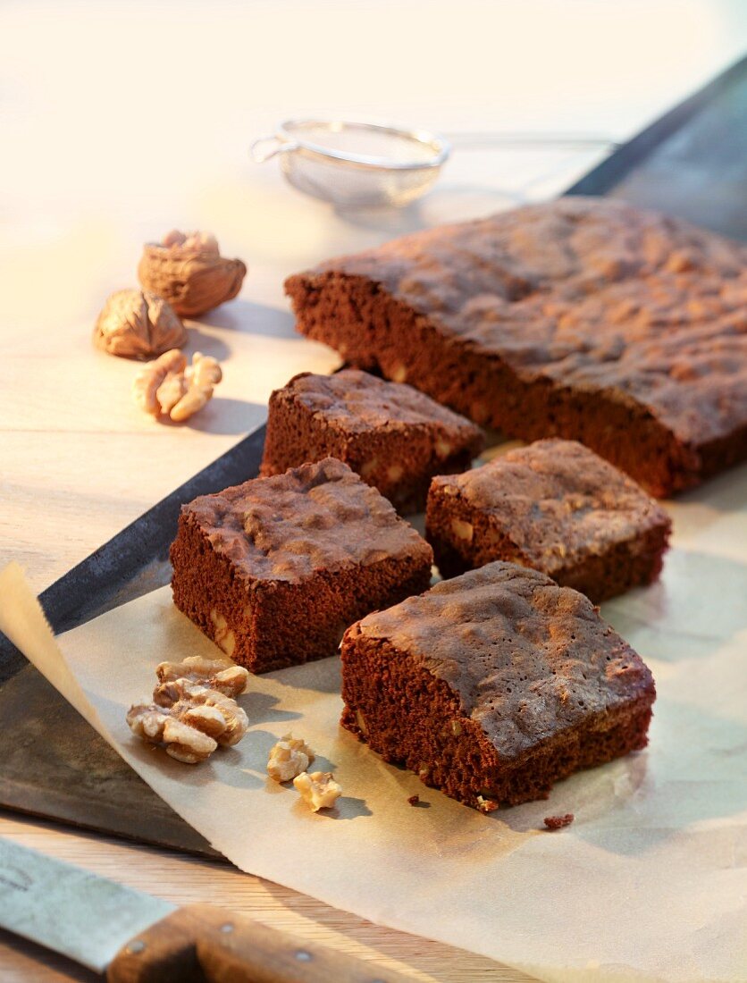 Brownies mit Walnüssen