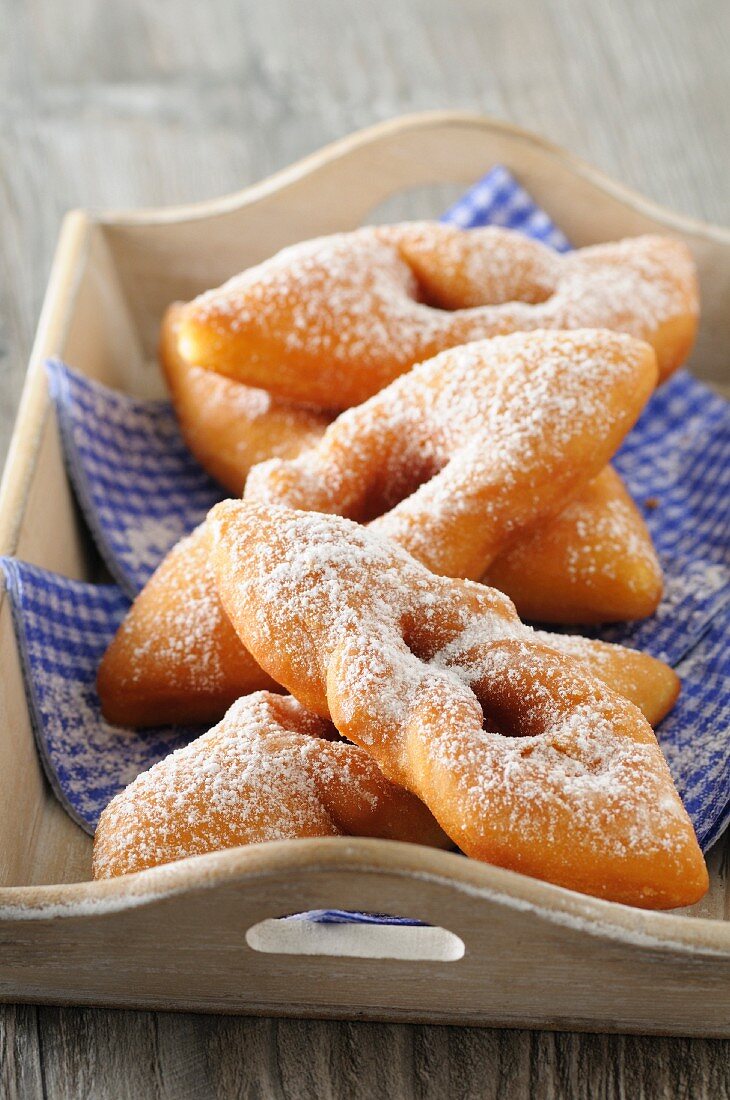 Bugnes (deep-fried pastries, France)