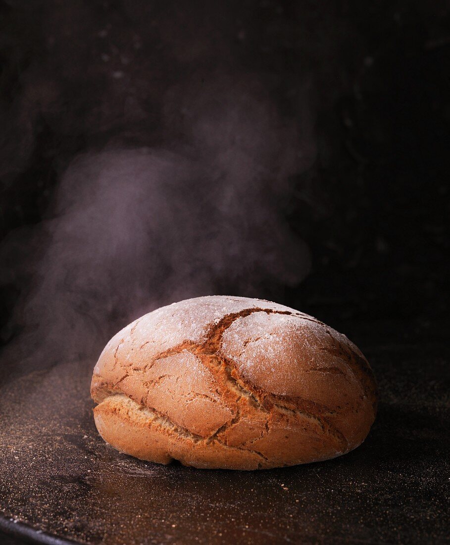 Steaming bread