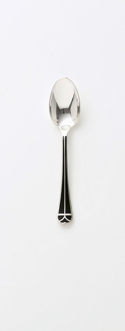 A teaspoon from the 'Talisman' cutlery range by Christofle