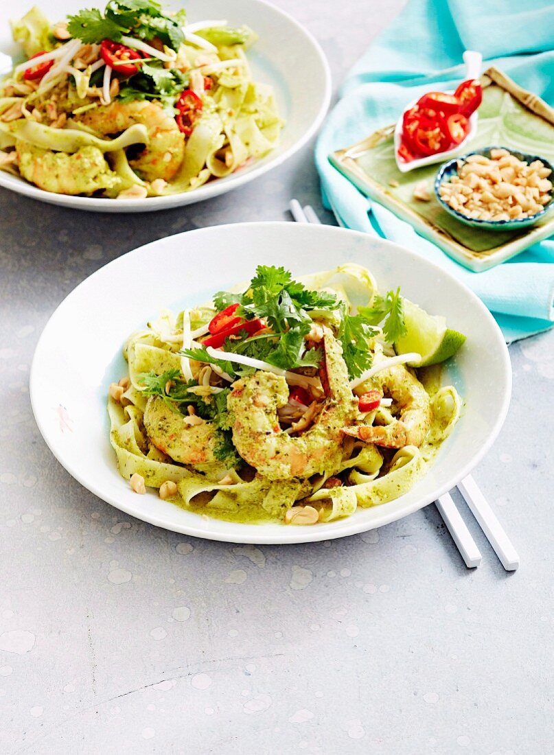 Thai Prawn Noodle Bowl