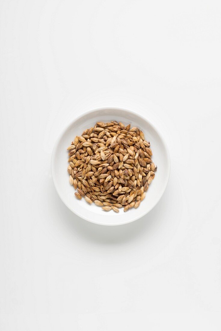 A bowl of barley malt