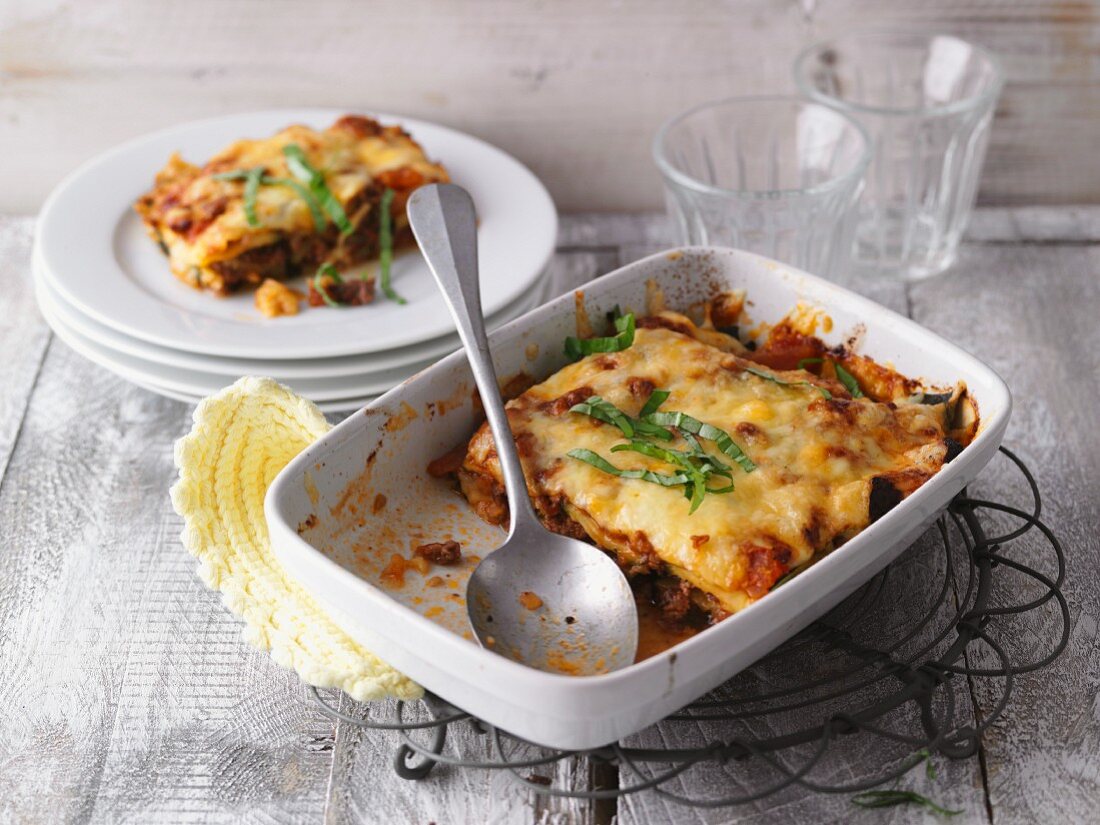Courgette and minced meat lasagne (LCHF)