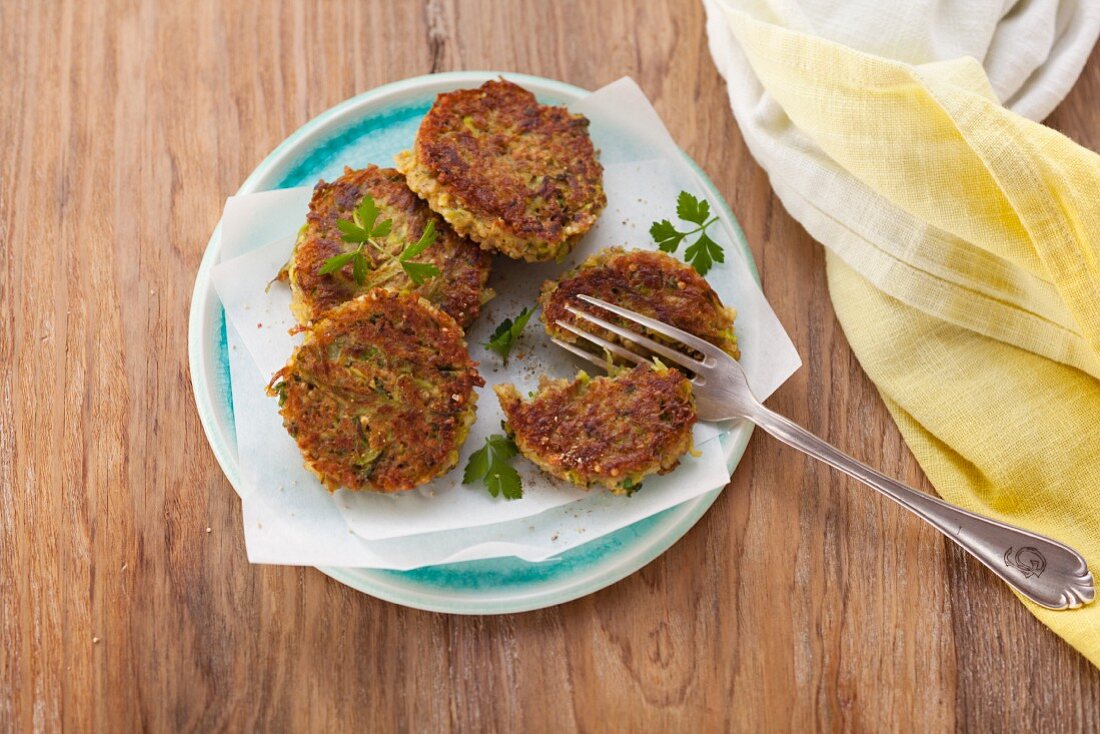 Five-grain fritters with oats (post fasting)