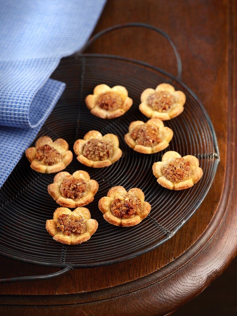 Bredele (Alsace Christmas biscuits) with hazelnuts