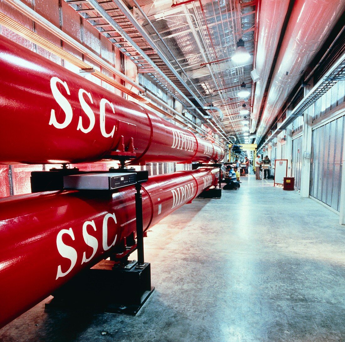 Magnet test facility at SSC laboratory