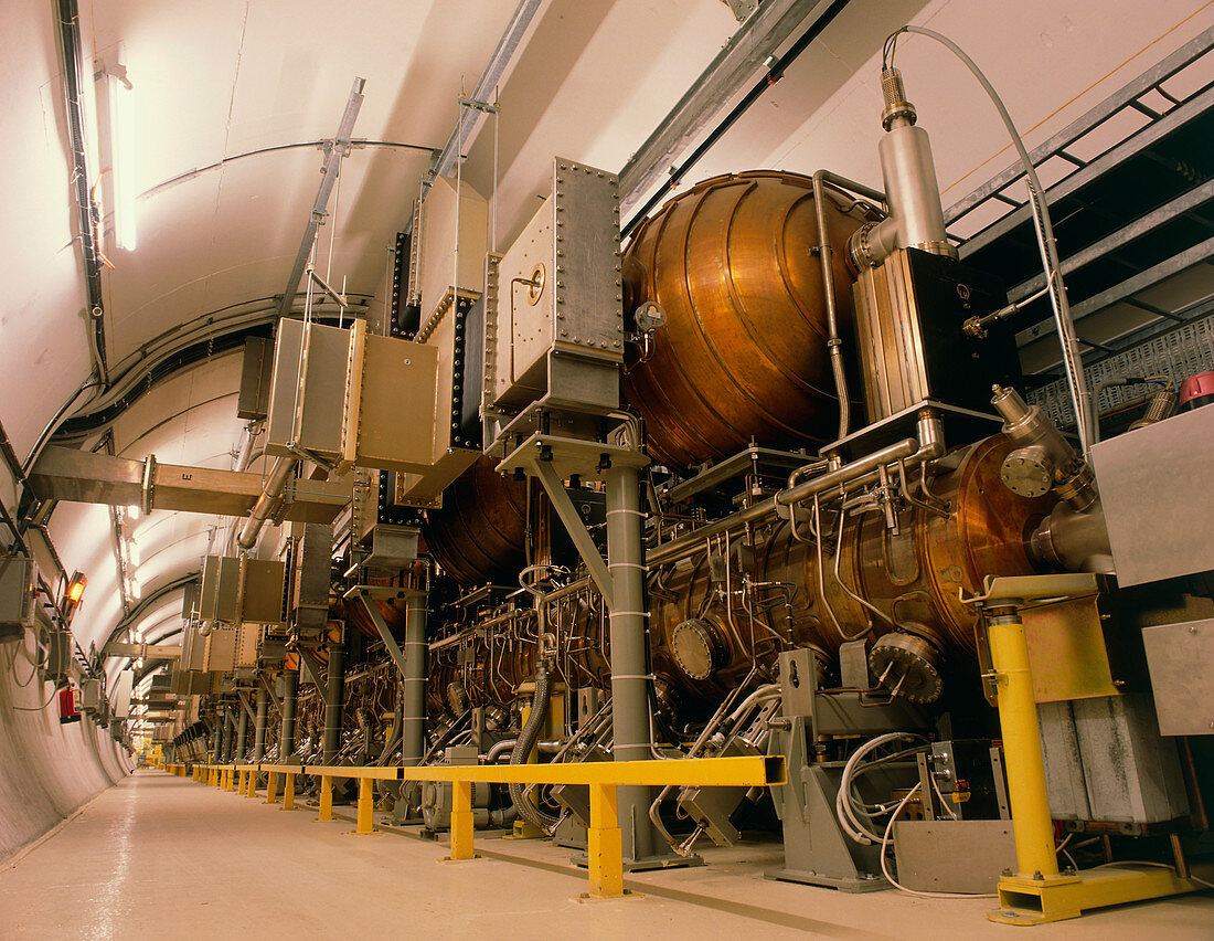 Acceleration section at LEP collider