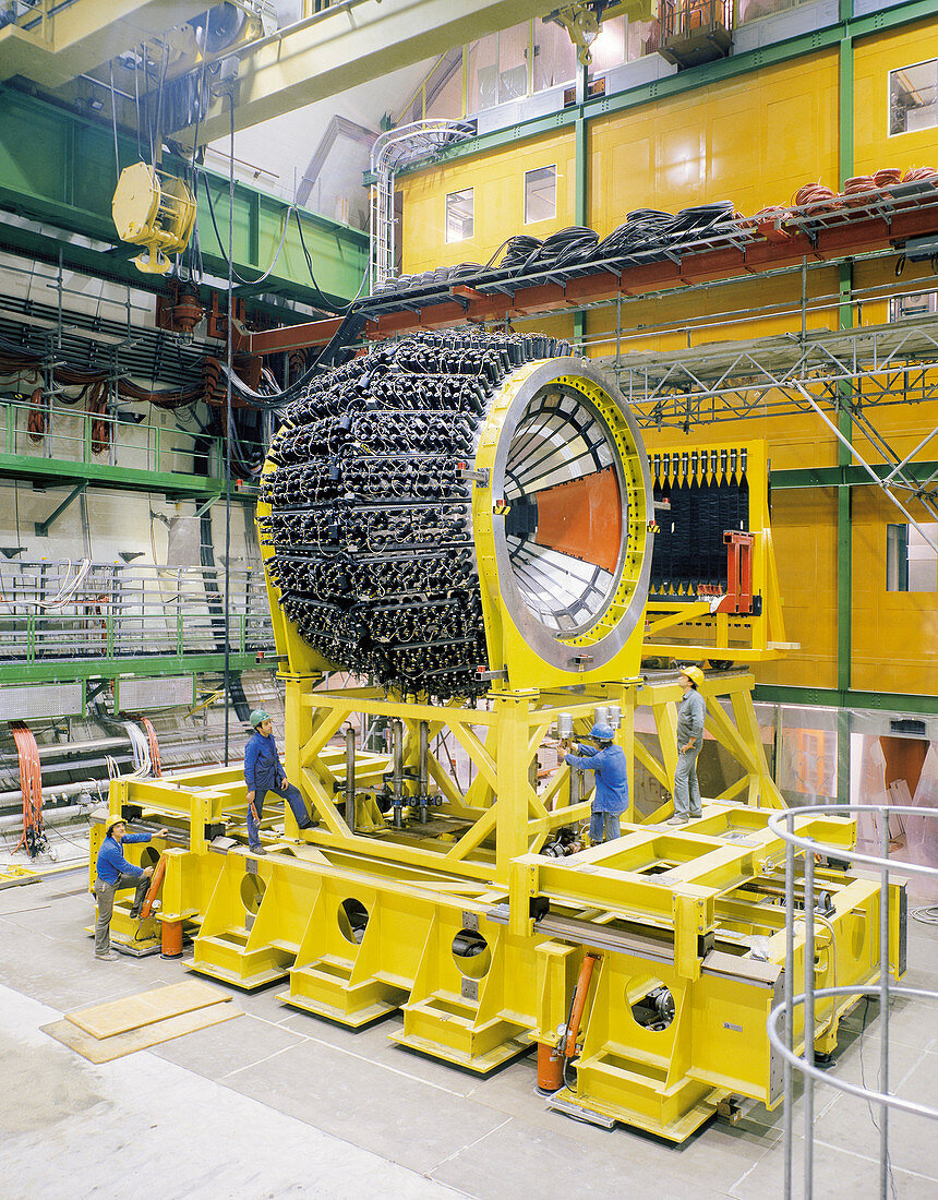 UA2 particle detector calorimeter,CERN