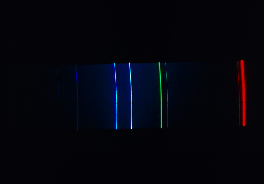 Emission spectrum of cadmium