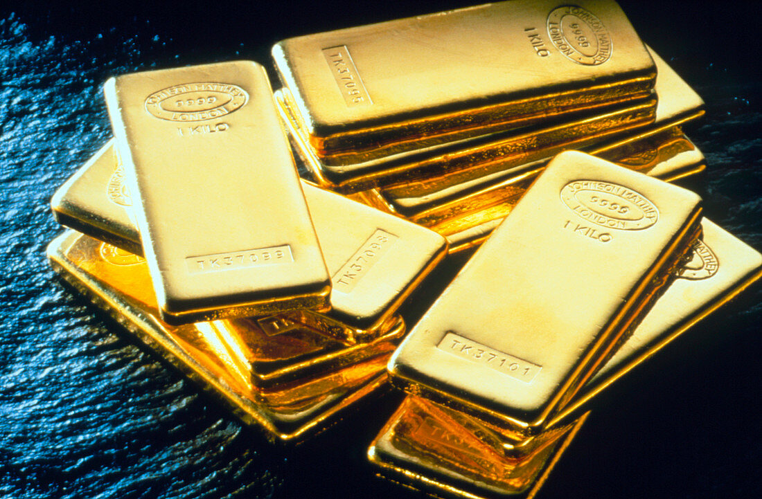1-kilo bars of gold