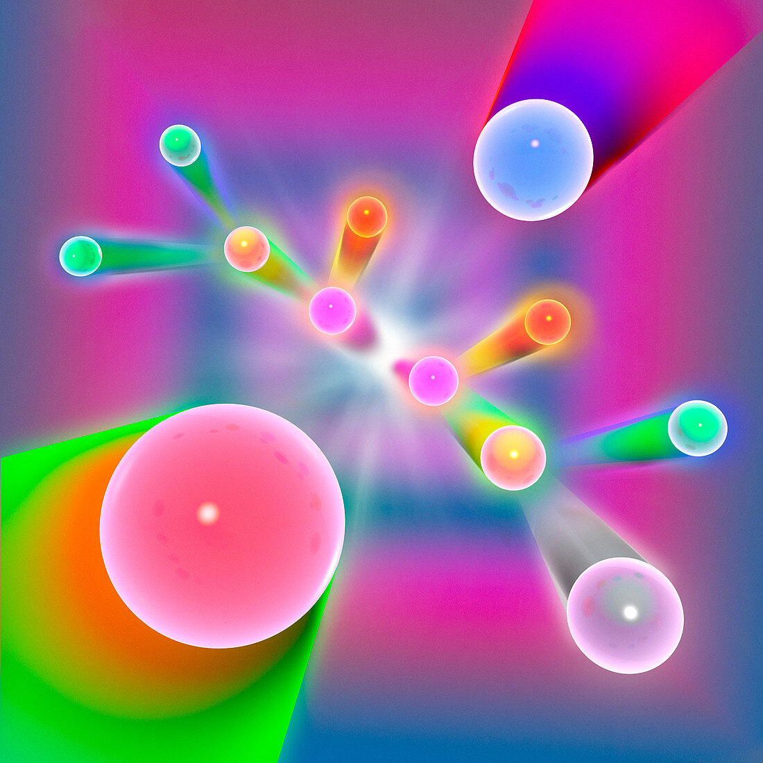 Supersymmetric particle production