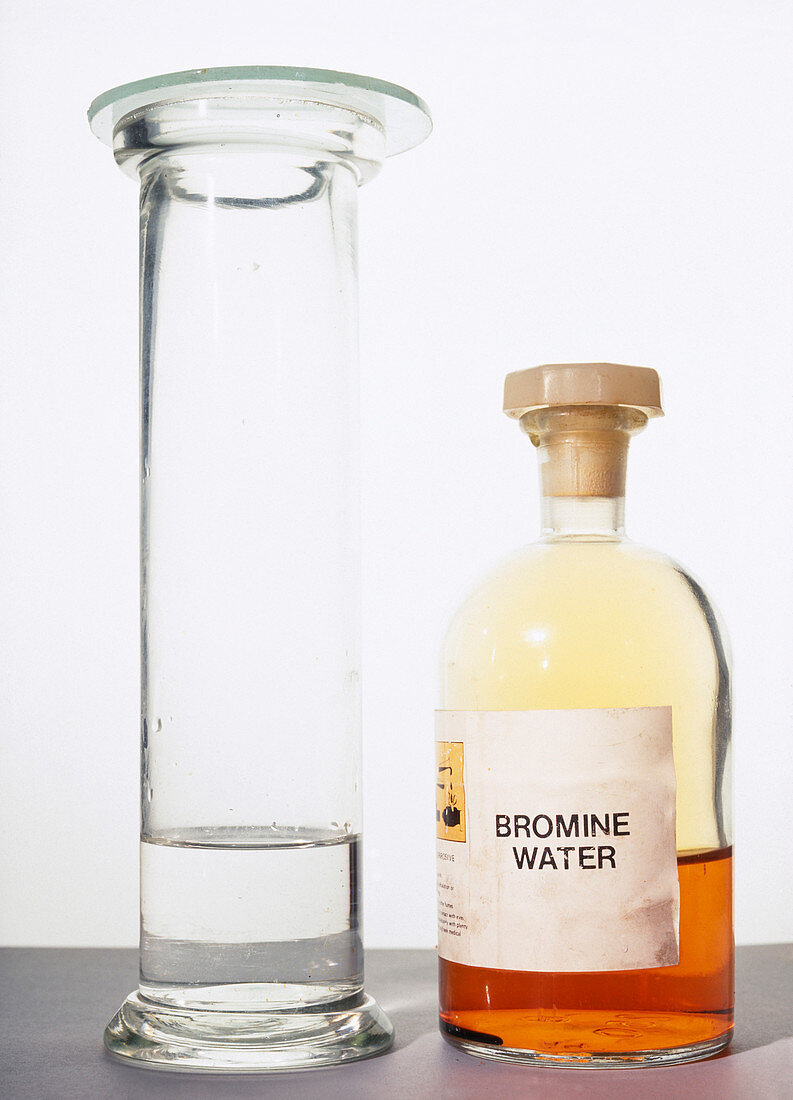 Bromine test for alkene