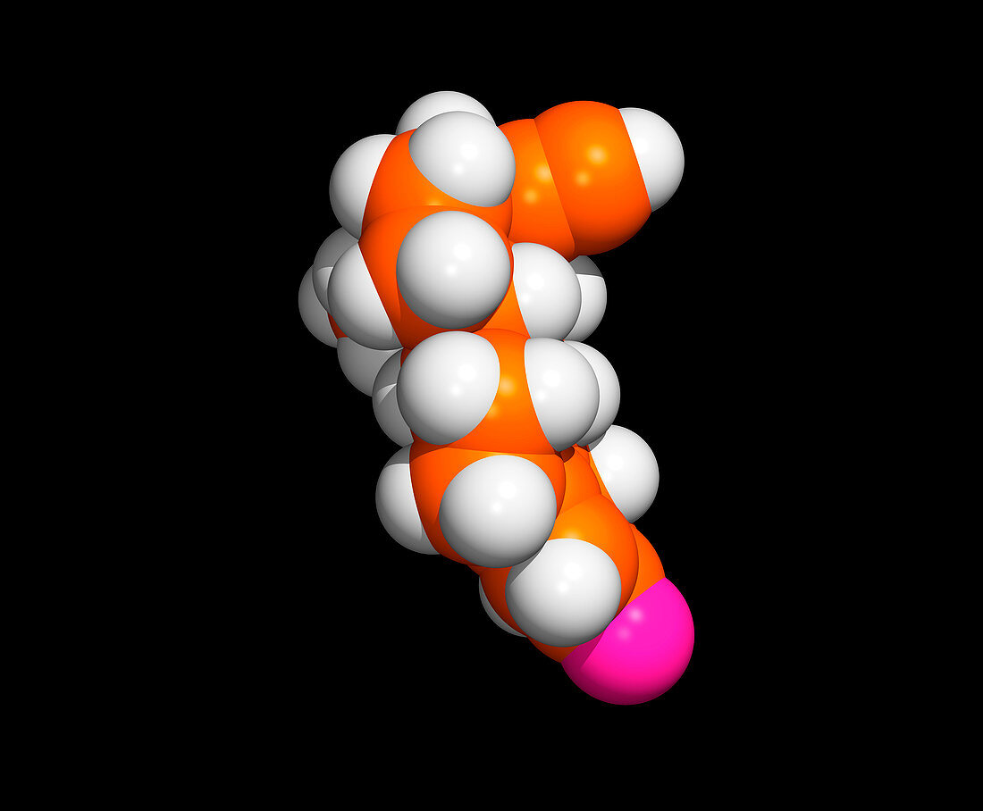 Norgestrel hormone molecule