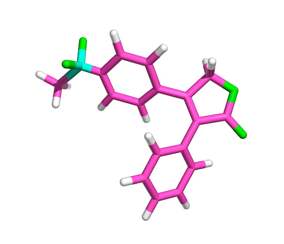 Vioxx (rofecoxib) molecule