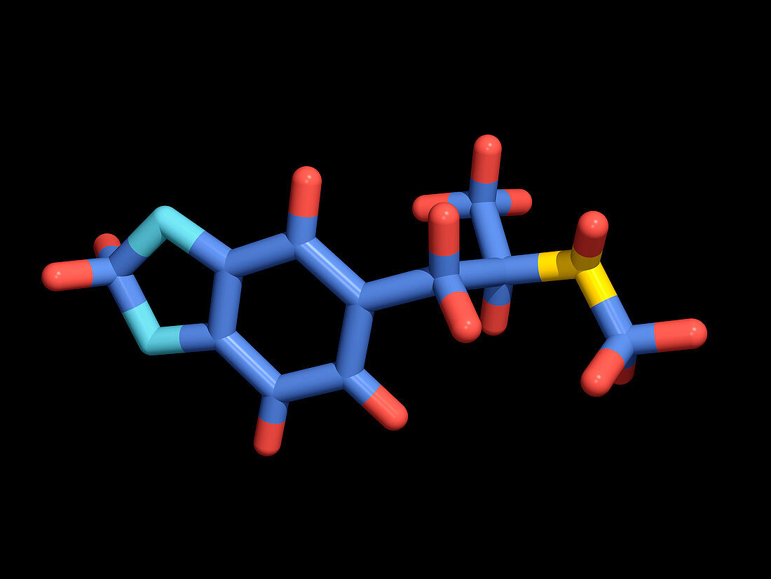 Ecstasy drug molecule