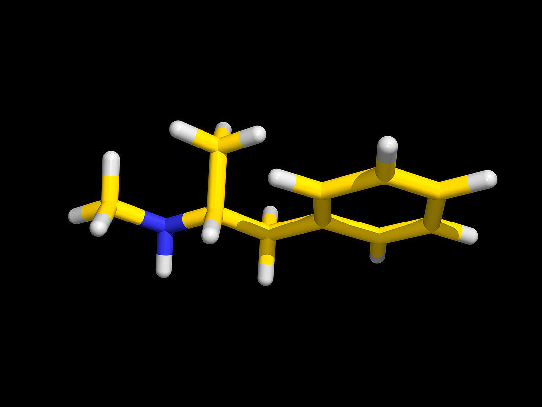 Methamphetamine molecule