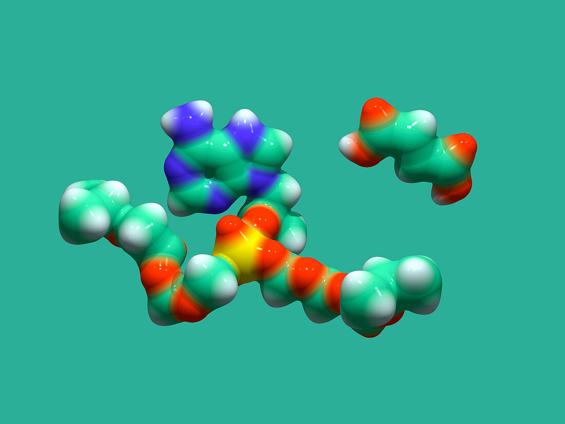 HIV drug molecule