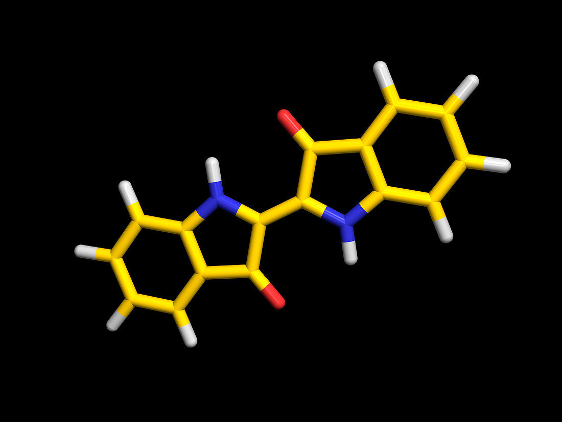 Indigo dye molecule