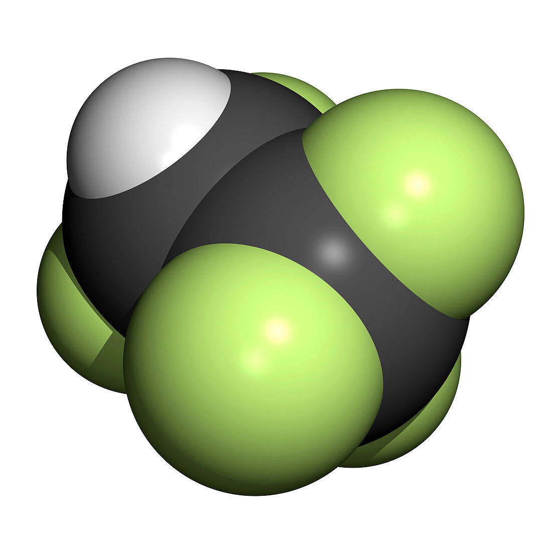 Pentafluoroethane molecule
