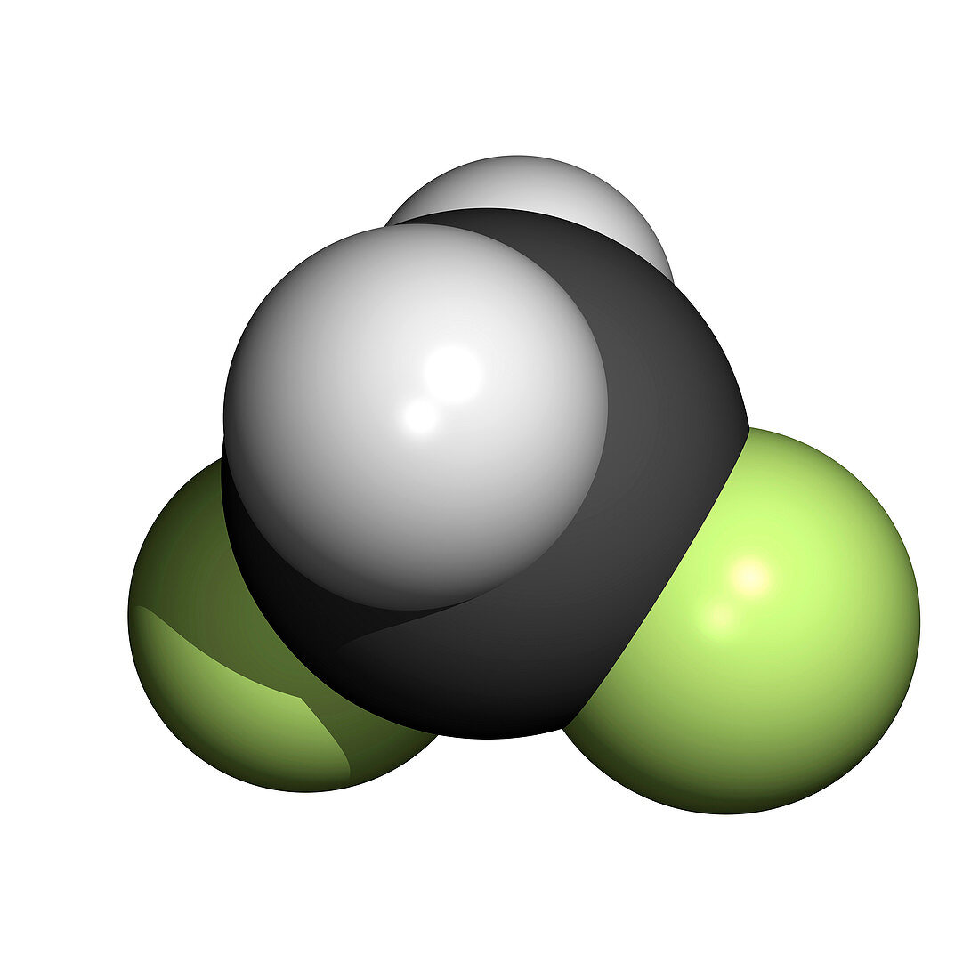 Difluoromethane molecule