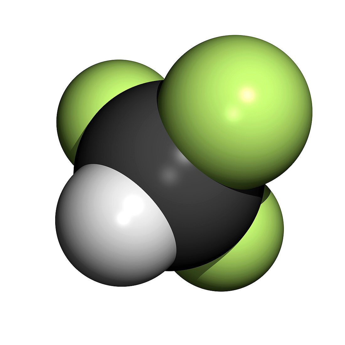 Trifluoromethane molecule