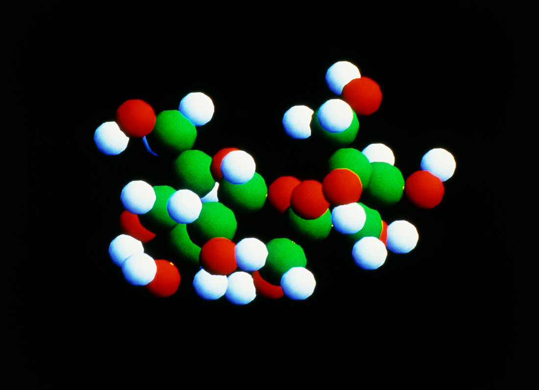 Molecular structure of sucrose