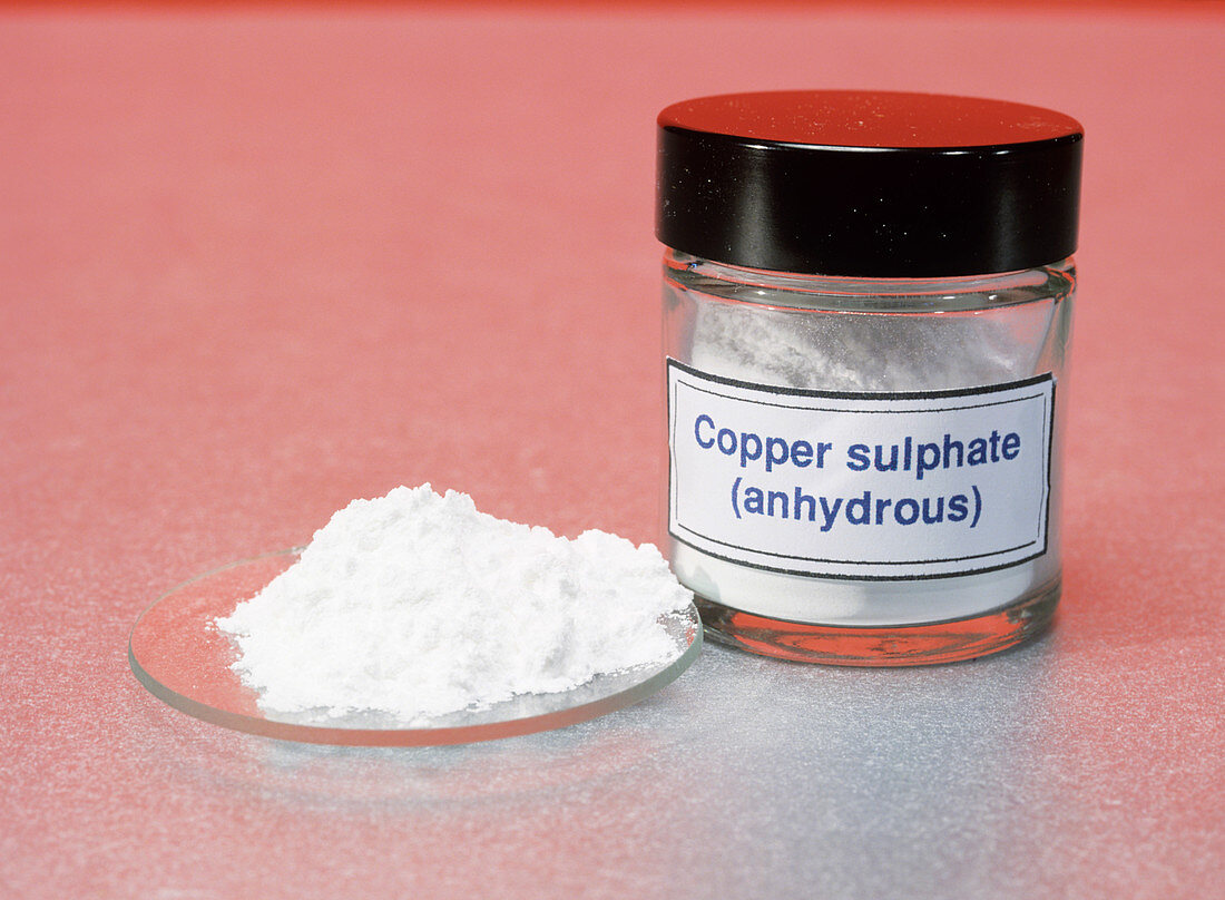 Anhydrous copper sulphate