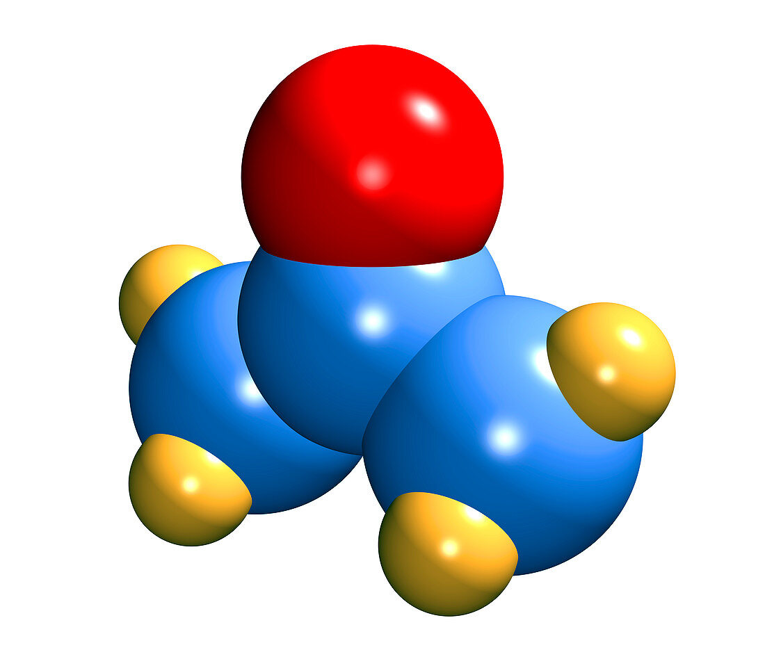 Acetone molecule