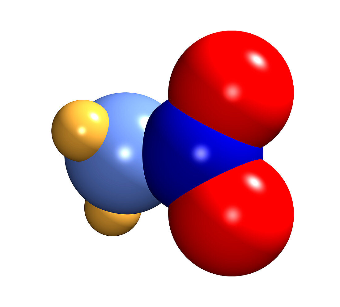 Nitromethane molecule
