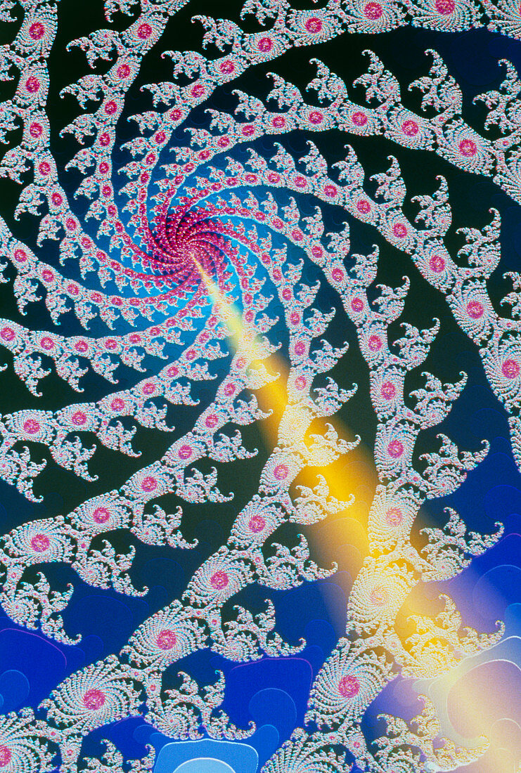 Searchlight Mandelbrot fractal