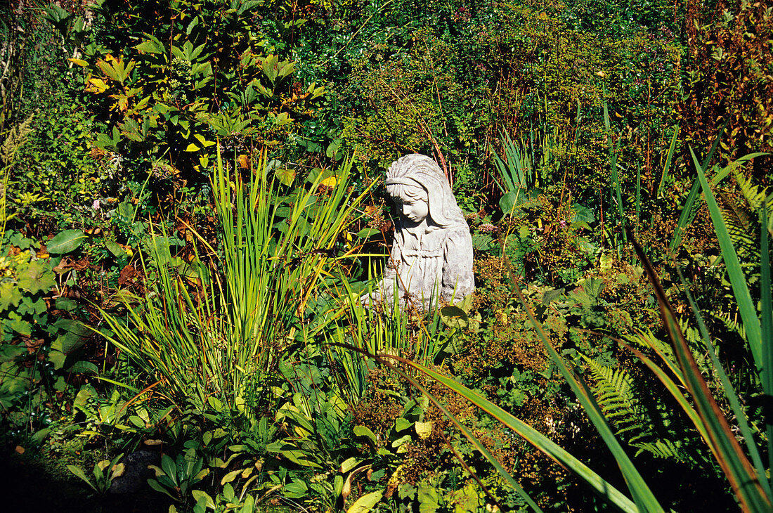 Statue in a garden
